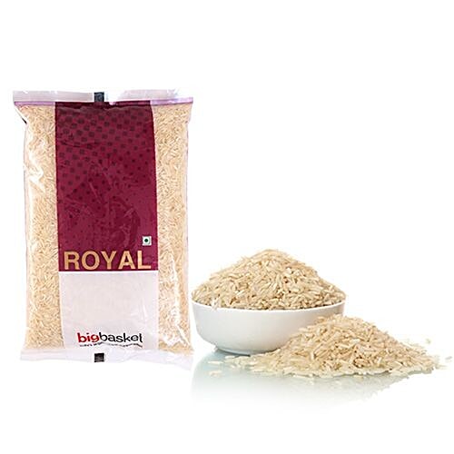bb Royal Basmati Rice/Basmati Chawal, 1 kg Pouch 