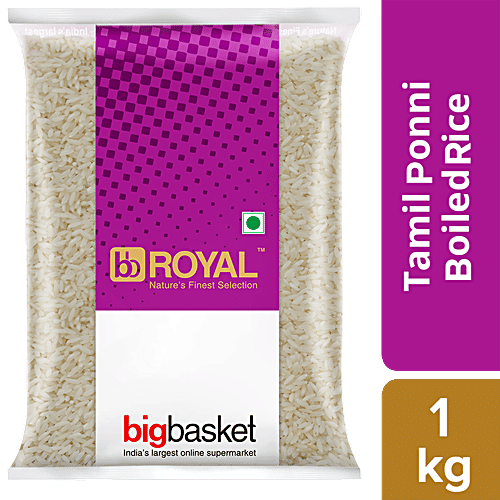 bb Royal Rice - Boiled, Tamil Ponni, 1 kg (12 - 17 Months Old) 