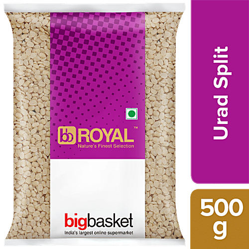 bb Royal Urad Dal/Udid Dal - Split, 500 g Pouch