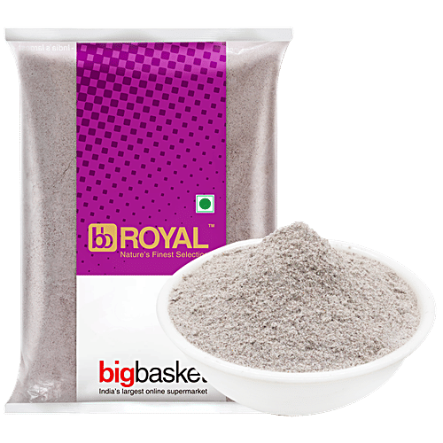 bb Royal Ragi Flour/Marua Atta/Nachni Atta, 500 g Pouch 