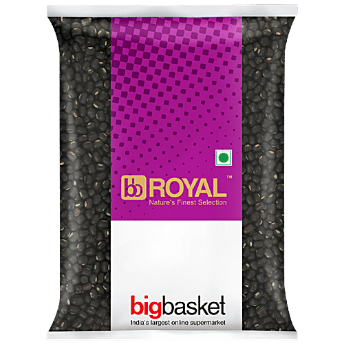 bb Royal Urad - Black, Whole/Sabut, 500 g Pouch 