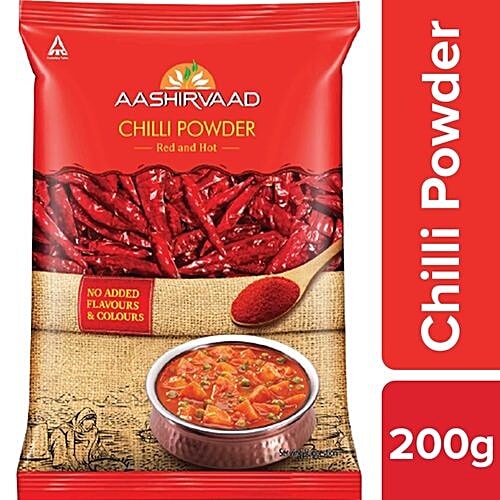 Aashirvaad Powder - Chilly, 200 g Pouch 