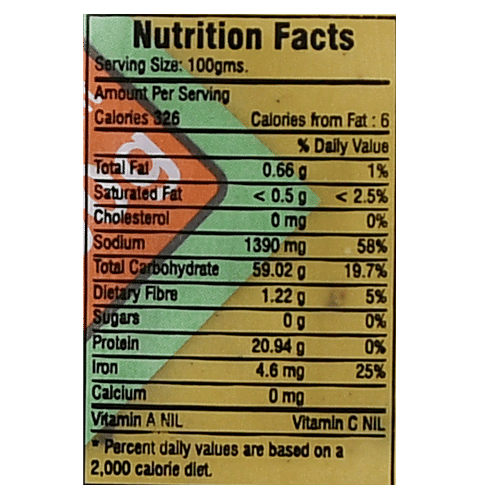 Lijjat Papad - Moong, 200 g Pouch Zero Cholesterol