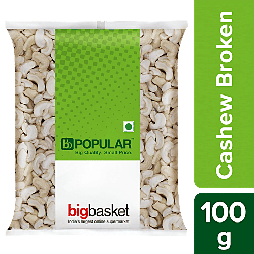 bb Popular Cashew/Godambi - Broken, 100 g Pouch 
