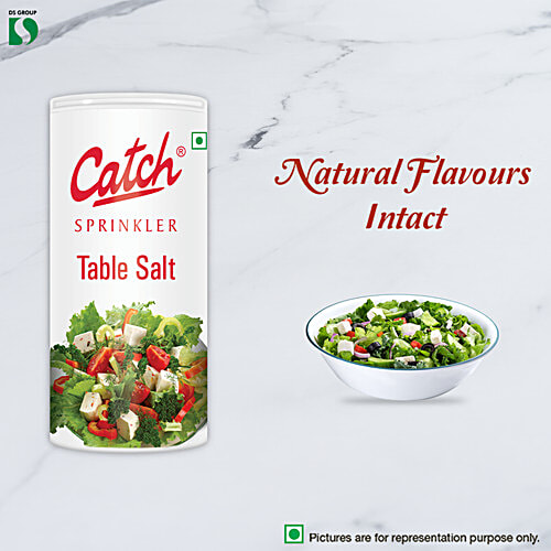 Catch Sprinklers - Iodised Table Salt/Uppu, 100 g Can 