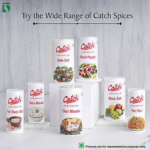 Catch Sprinklers - Iodised Table Salt/Uppu, 100 g Can 