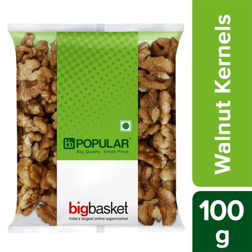 BB Popular Walnut/Akhrot - Kernels, 100 g Pouch Contains Antioxidants