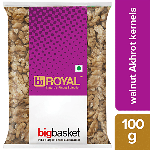 bb Royal Walnut/Akhrot - Kernels, 100 g Vacuum Packed 