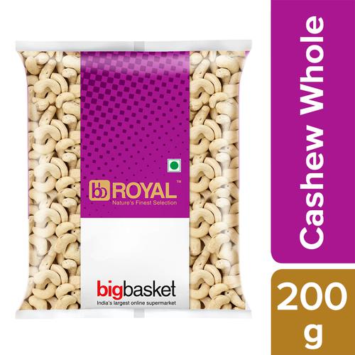 BB Royal Cashew/Godambi - Whole, 200 g  Cholesterol Free