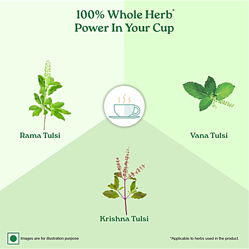 Organic India Tulsi Original Tea, 25 pcs Carton Caffeine Free