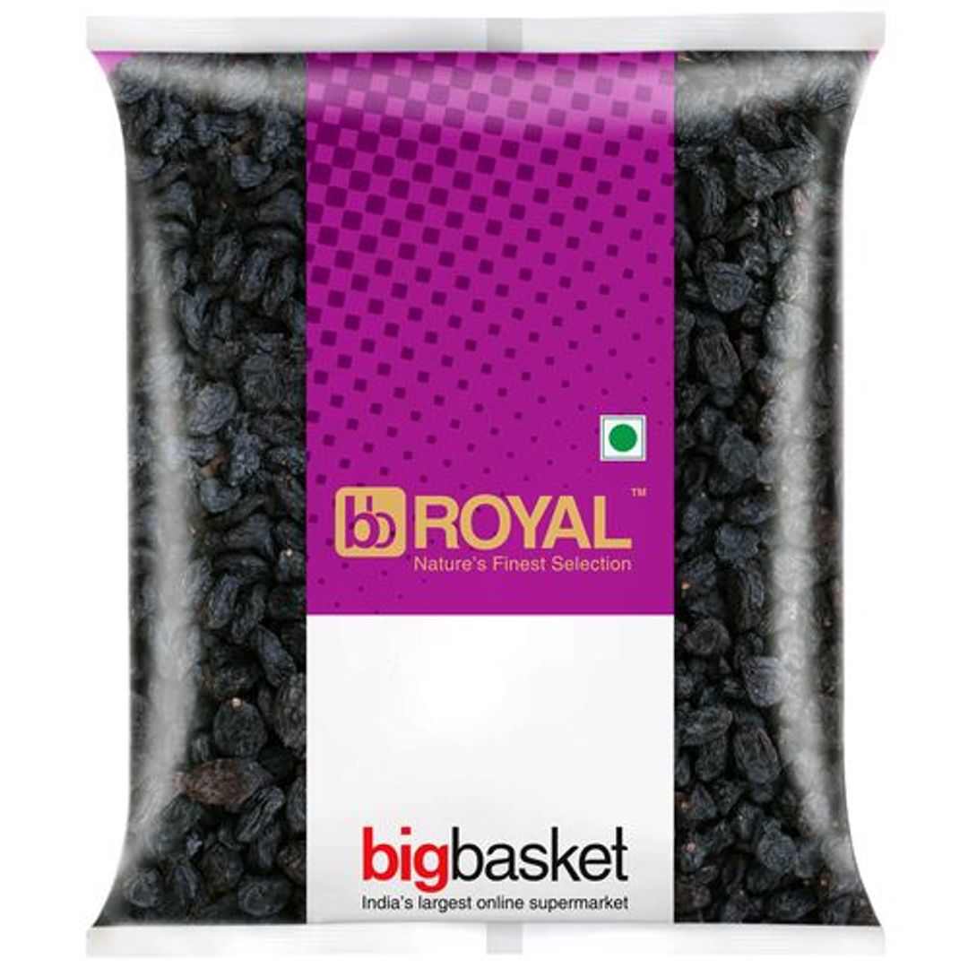 BB Royal Black Raisins/Ona Drakshi - Seedless, 200 g Pouch