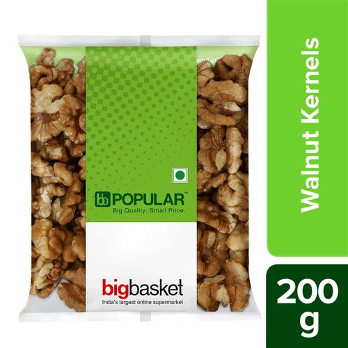BB Popular Walnut/Akhrot - Kernels, 200 g Pouch Contains Antioxidants