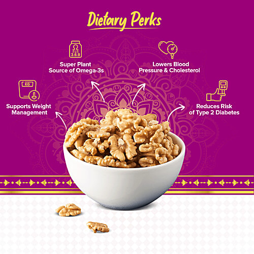 bb Royal Walnut/Akhrot- Kernels, 200 g  Rich in Protein, Cholesterol Free