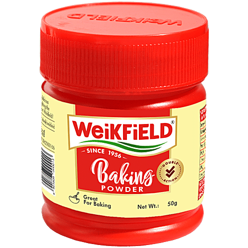 Weikfield Baking Powder, 50 g Jar 