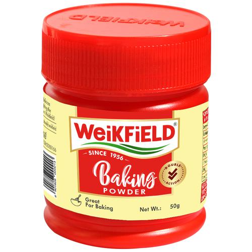 Weikfield Baking Powder, 50 g Bottle 