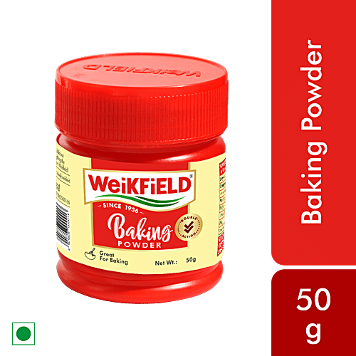 Weikfield Baking Powder, 50 g Jar 