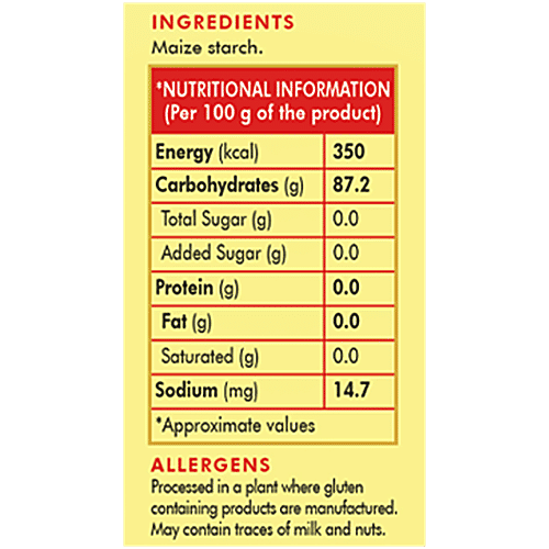 Weikfield Corn Starch Powder, 100 g Gluten Free