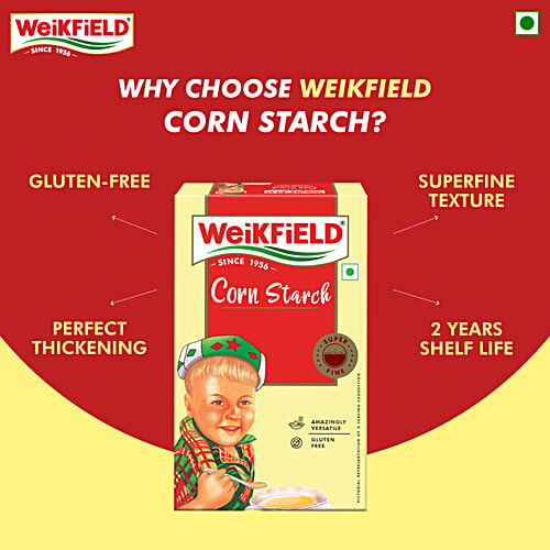 Weikfield Corn Starch Powder, 500 g  Gluten Free