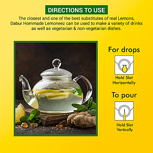 Dabur Hommade Lemoneez - Goodness Of 33 Lemons, 250 ml  