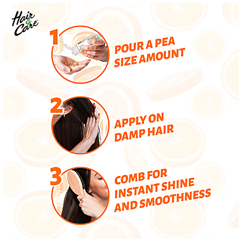 Hair & Care Silk-N Shine Hair Serum, 50 ml Bottle Rich In Vitamin E & Argan, For Silky Hair, Frizz Free, Instant Smoothness