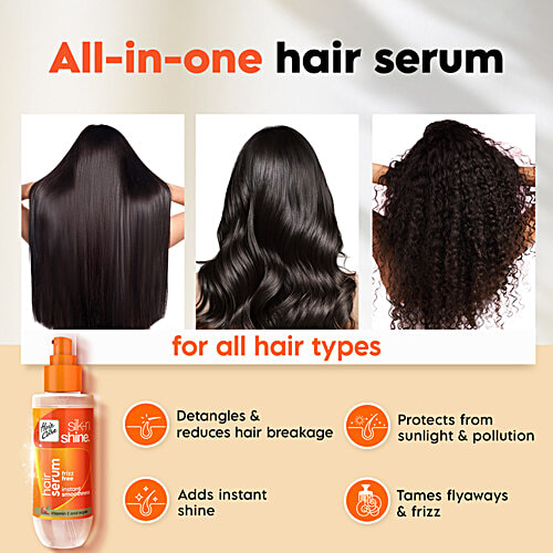 Hair & Care Silk-n Shine Hair Serum, 100 ml Vitamin E & Argan, For Silky Hair, Frizz Free, Instant Smoothness