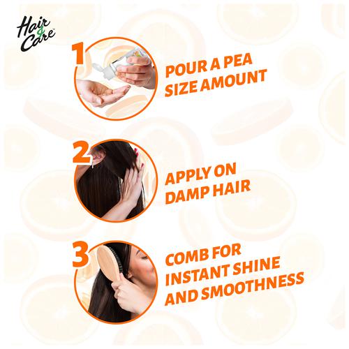 Hair & Care Silk-N Shine Hair Serum - For Silky Hair, Leave in Conditioner with Fruit Vitamins, Rich In Vitamin E, 100 ml  