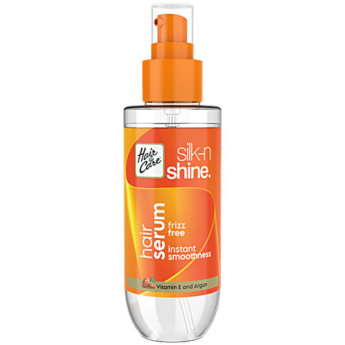 Hair & Care Silk-n Shine Hair Serum, 100 ml Vitamin E & Argan, For Silky Hair, Frizz Free, Instant Smoothness
