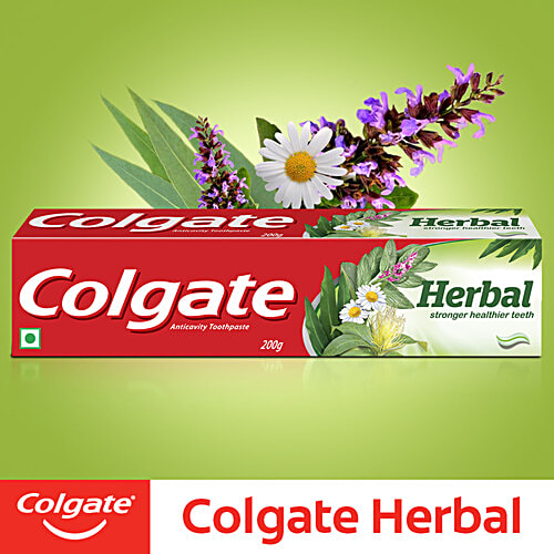 Colgate Herbal Anticavity Toothpaste, 200 g  