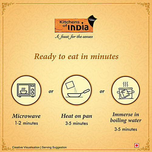 Kitchens Of India Chicken Chettinad - Just Heat & Eat, 285 g Ready to Eat Indian Food, No Added Preservatives, Microwavable