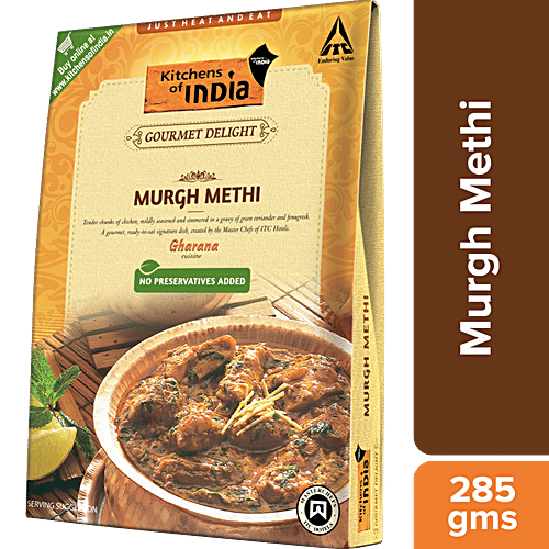 Kitchens Of India Ready to Eat - Murgh Methi, 285 g  
