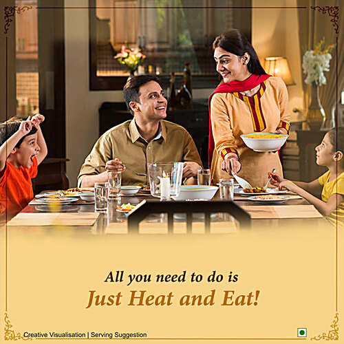 Kitchens Of India Yellow Dal Tadka - Just Heat & Eat, 285 g  Ready to Eat Indian Food, No Added Preservatives, Microwavable