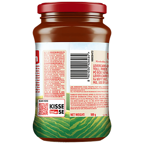 Buy Kissan Pineapple Jam 500 Gm Online At Best Price of Rs 190 bigbasket
