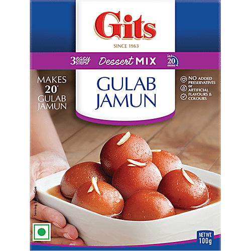 Gits Dessert Mix - Gulab Jamun, 100 g Carton