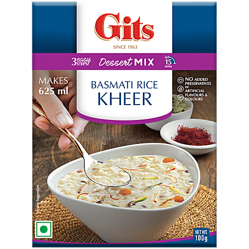 Gits Dessert Mix - Basmati Rice Kheer, 100 g Carton