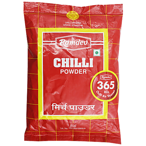 Ramdev Chilli Powder/Mirch Powder, 200 g Pouch 