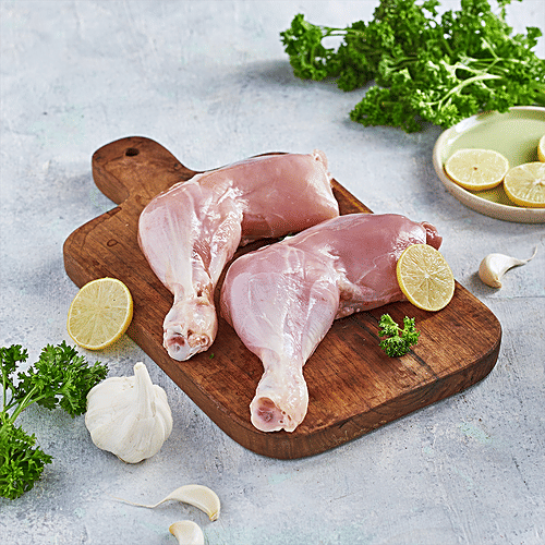 Fresho Chicken Leg - Without Skin, Antibiotic Residue-Free, 250 g  