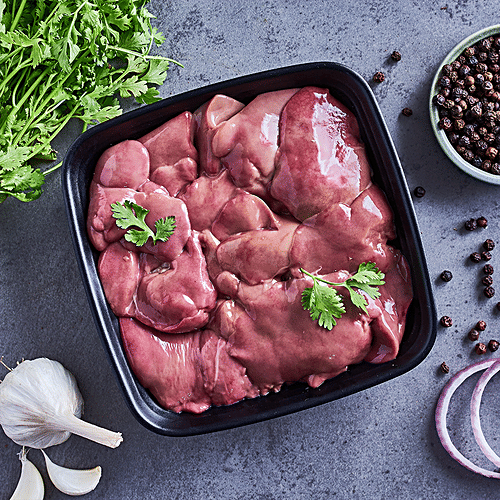 fresho! Chicken Liver, 450 g (9-14 pcs) 