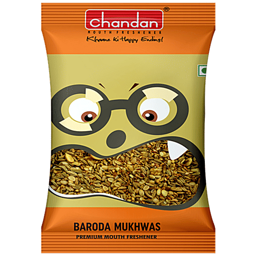 Chandan Mouth Freshener - Baroda Mukhwas, 100 g Pouch 