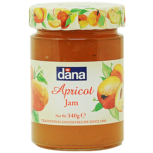 Dana Dana Preserve - Apricot 340 gm Jar, 340 g  