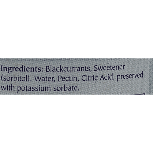 Dana Danish Diabetic Jam - Blackcurrant, 315 g  