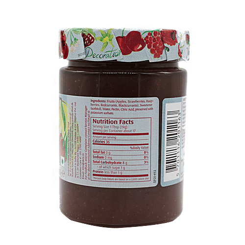 Dana Dana Diabetic Spread Jam - Mixed Fruit 315 gm Jar, 315 g  