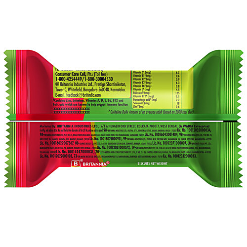 Britannia Vita Marie Gold Biscuits, 56.5 g  Zero Trans Fat & No Cholesterol