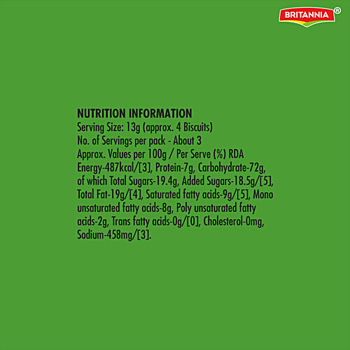Britannia 50-50 Classic Sweet & Salty Biscuits, 28.4 g  Zero Cholesterol, Zero Trans Fat