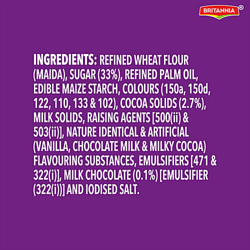 Britannia Bourbon Chocolate Cream Biscuits, 60 g  