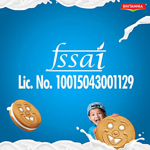 Buy Britannia Biscuits Milk Bikis Milk Sandwich 100 Gm Pouch Online At