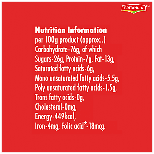 Britannia Tiger Glucose Biscuit - Crunchy Snack, 85.3 g  Zero Transfat, Zero Cholesterol, Ready To Eat
