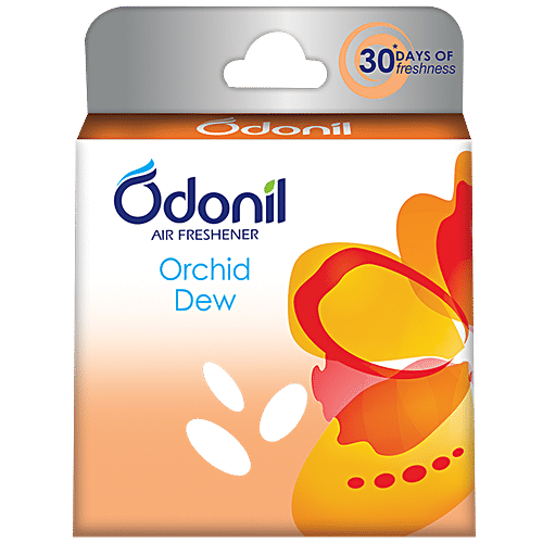Odonil  Bathroom Air Freshener Blocks - Orchid Dew, 72 g  