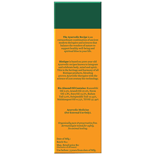 Buy Biotique Face Eye Makeup Cleanser Bio Almond Oil 120 Ml Carton