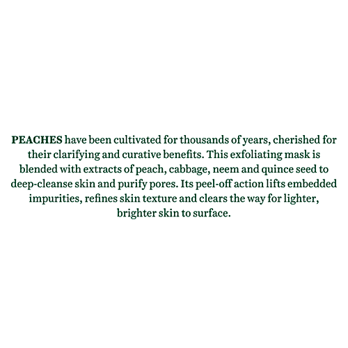 BIOTIQUE Clarifying & Refining Peel Off Mask - Peach, For All Skin Type, 50 g  100% Botanical Extracts