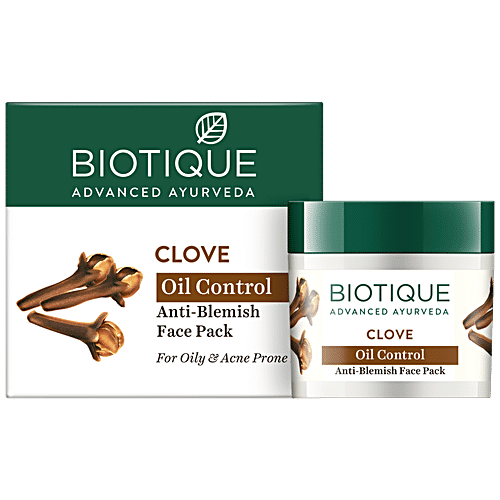 Buy BIOTIQUE Bio Clove Purifying AntiBlemish Face Pack For Oily